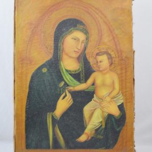 VIRGEN MARÍA Y EL NIÑO / TOLICHAR 1963