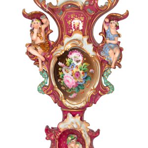 FLORERO DE PORCELANA MEISSEN